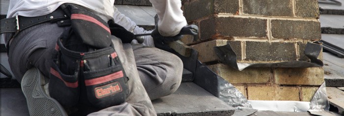 Repairs to a crumbling chimney